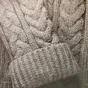 Peregrine cable knit wool sweater